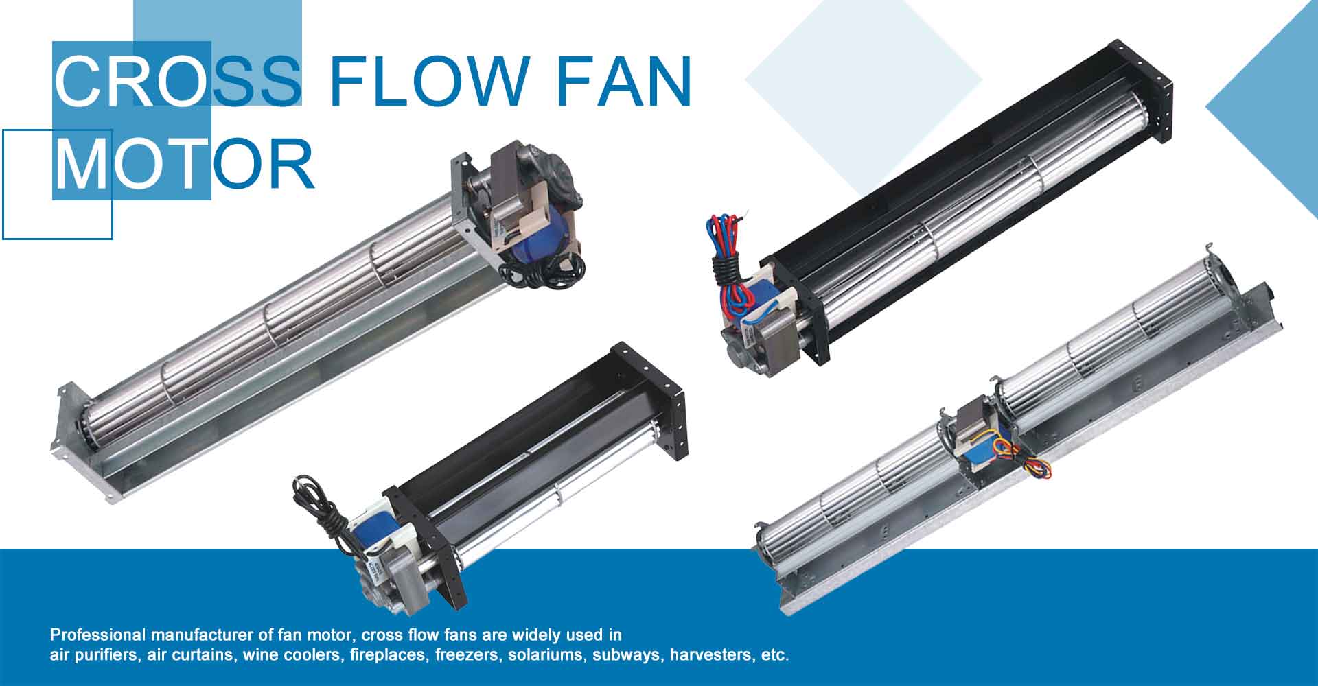cross flow fan motor